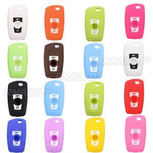 Housse de protection pour clé télécommande en silicone à 3 boutons pour BMW F30 F31 F34 F10 F11 F07 550i 535i 528i X3 - Product Image 1