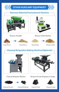Équipement de fabrication de biocharbon, ligne de carbonisation avec machine à granulés de biocharbon à partir de biomasse - Product Image 3