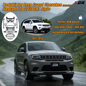 Kit de Carrocería Estilo <span class=keywords><strong>SRT8</strong></span> para <span class=keywords><strong>Jeep</strong></span> <span class=keywords><strong>Grand</strong></span> <span class=keywords><strong>Cherokee</strong></span> 2011-2013, Directo de Fábrica, con Faros LED, Parachoques y Parrilla - Product Image 1