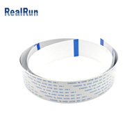 Kunden spezifisches 0,5mm 1,0mm 1,25mm flexibles FFC-Flach band kabel-Hoch flexible PVC-Kabel für Automobil maschinen 2-50/60 Pin Electronic