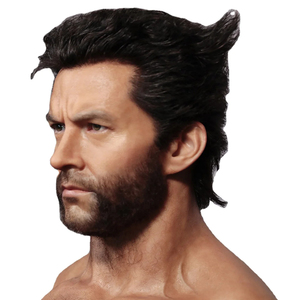 Statue de buste de célébrité réaliste sur mesure de <span class=keywords><strong>Wolverine</strong></span>, personnage de film, grandeur nature, en résine et silicone - Product Image 1