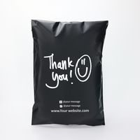 Pochette d'Expédition Personnalisée Imperméable Noir Mat, Sac de Courrier Sacs d'Emballage pour Hoodies
