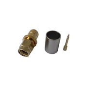 Connecteur coaxial SMA-C-J5 à vente chaude, connecteur mâle SMA, sertissage, câbles 300 5D-FB