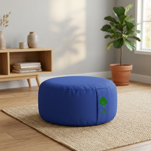Hull Filling Round Zafu Soft <b>Cushion</b> With Carry Handle for Yoga Exercises and Long Meditation <b>Cushion</b> for Sale by Supplier - Product Image 3