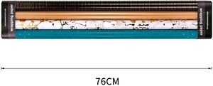 Floral Metallized Recyclable Gift <b>Wrap</b> <b>Paper</b> <b>Roll</b> 100GSM Eco-Friendly Double-Sided Coated Digital Printing Compatible Packaging - Product Image 6