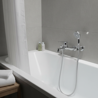 Robinet de bain mural en laiton de style moderne pour salle de bain, fabriqué en Chine