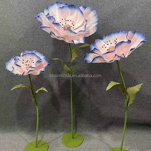 BF-GF05 <strong>2026</strong> Wedding Stage Artificial Standing Giant EVA <strong>Red</strong> Flower <strong>Rose</strong> Flower for Window Decor Wedding Party Floral Set - Product Image 2