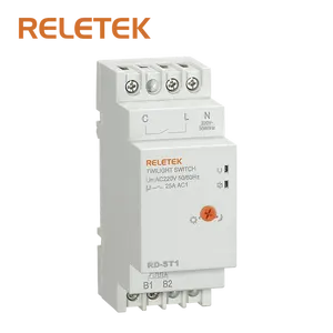 RELETEK Rail Twilight Switch รีเลย์เซ็นเซอร์วัดแสง,RD-ST1,AC220V,50/60HZ,ความไวสูงพร้อมรีเลย์เซ็นเซอร์แสงนิรันดร์