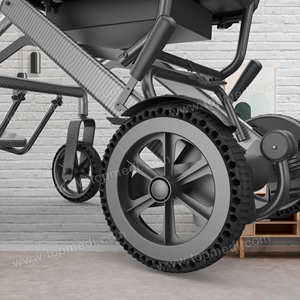 Silla de Ruedas Eléctrica Plegable Todoterreno para Viajes, para Ancianos y Personas con Discapacidad, Equipo de Rehabilitación Motorizado - Product Image 6