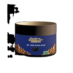 Extrait de résine de Shilajit de l'Himalaya pur, 1 kg en fût, 50g de résine de Shilajit, 20 à 30 % d'acide fulvique, naturel et à base de plantes - Product Image 1