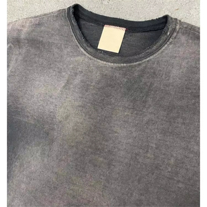 Bulk Order Custom Tightly Knitted Heavyweight Jersey Short Sleeve Tee Single <strong>Stitch</strong> 100% Pure Cotton Oversized Sun Fade <strong>T</strong>-<strong>shirt</strong> - Product Image 4