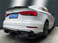 Kit carrosserie en fibre de carbone pour Audi A3 S3 RS3, diffuseur de style fibre de carbone amélioré pour A3 S3 RS3