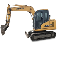 Excavadora de cadenas mini usada Liugong 906F de 6 toneladas con motor diésel Yanmar, nueva excavadora hidráulica para construcción