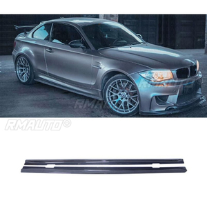 คาร์บอนไฟเบอร์แท้ สำหรับ BMW 1M E82 E88 ปี 2007-2012 สเกิร์ตข้างรถยนต์ สปอยเลอร์ลิป สปลิตเตอร์แต่ง สเกิร์ตข้างรถยนต์ ชุดแต่งสปลิตเตอร์ - Product Image 2