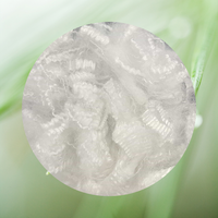 Fibre de polyester recyclée ignifuge 0,9D*32mm, type duvet, microfibre FR pour rembourrage de literie et vêtements, non tissée