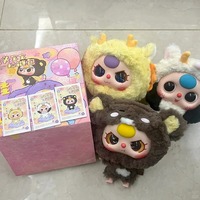 Série de sacs à fermeture éclair pour bébés à trois têtes, figurines tendance Frozen, ornements mignons, boîtes mystères de jouets ciblés