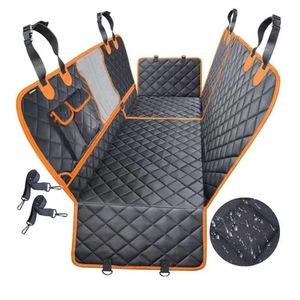 Housse de siège de voiture pour chien en tissu Oxford 100 % imperméable, avec fond rigide, extension de siège arrière et fenêtre en maille, hamac pour animaux de compagnie (chats et chiens) - Product Image 1