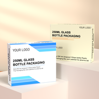 Boîtes d'emballage en carton pliables pour médicaments pharmaceutiques, emballages en papier pour médicaments liquides