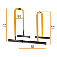 Barres de gymnastique en acier à hauteur réglable pour usage commercial, barres d'équilibre, station de traction, barres de pompes pour barre de dips