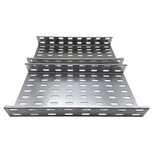 Bandeja de Soporte para Cables Eléctricos Perforada de Hierro Galvanizado para Cableado Industrial - Product Image 2