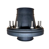Fuelink Tuyau monocouche noir de 2 pouces haute performance et durable avec raccords d'entrée et joints pour distributeur de carburant, station-service et distribution de carburant 1