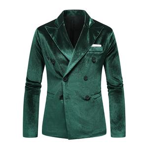 Blazer <span class=keywords><strong>Homme</strong></span> en Velours Peigné Double Boutonnage Grande Taille Respirant Antistatique – Veste de <span class=keywords><strong>Smoking</strong></span> pour <span class=keywords><strong>Homme</strong></span> – Vente en Gros - Product Image 2