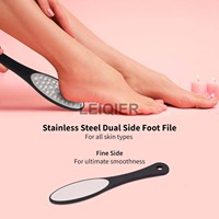Lime à pieds exfoliante quotidienne avec logo personnalisé, lime à pédicure pour peaux dures et éliminateur de callosités pour tous, laisse les talons doux et lisses