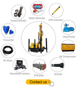 Machine de forage rotative pour puits d'eau en roche dure de 200, 300, 400, 500, 600 mètres de profondeur - Product Image 5