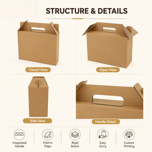 Cajas de Cartón Desechables con Recubrimiento UV, Diseñadas para el Empaquetado de Artículos Pequeños de Gama Media a Alta para un Solo Uso - Product Image 5
