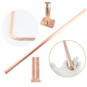 Tubes en <span class=keywords><strong>cuivre</strong></span> à phase changeante haute puissance Heng Jie, finition polie, beige, indice de protection IP33, dissipateur thermique, diamètre 10-56 mm - Product Image 1