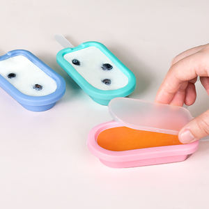 Molde de silicona reutilizable sin BPA para hacer helados y paletas congeladas, logotipo personalizable - Product Image 3