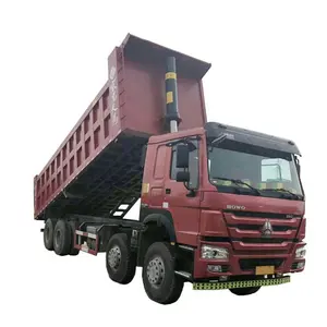 중국 초침 2018 년 howo 덤프 트럭 8x4 사용 팁 주는 사람 트럭
