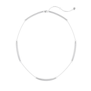 Cadena de Joyería Fina de Diseño Simple Dylam, Cadena Cruzada Hipoalergénica de Plata 925, Collar de Joyería para Uso Diario para Mujer - Product Image 1