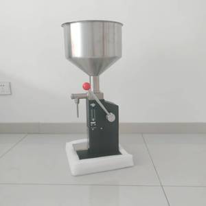 Machine de remplissage manuelle de confiture, crème et miel en acier inoxydable A3, haute précision, 5-50 ml, taille personnalisée, prix abordable, pour bouteilles et pots en papier - Product Image 1