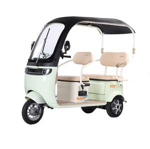 Tricycle électrique pour usage domestique, <span class=keywords><strong>petite</strong></span> <span class=keywords><strong>taille</strong></span>, pour femmes, personnes âgées, transport de marchandises, ramassage d'enfants, véhicule récréatif avec auvent ouvert - Product Image 5