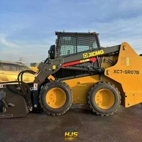 Chargeuse compacte XC7-TV12 d'occasion avec moteur Weichai et pompe, capacité de 12 tonnes, prête pour les travaux de génie civil