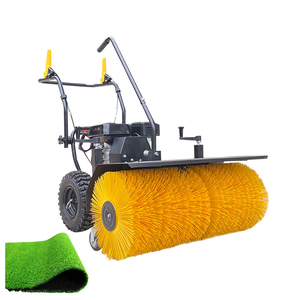 School Lawn Sanding Machine Snow Cleaning Road Dust Sweeper Artificial Grass 6.5hp Brushing Machine - Product Image 6
