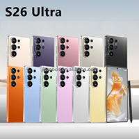 Teléfono Económico DUAL SIM, Smartphone 4G S26 Ultra Versión Global Octa Core HD 6.8" 5G LTE CDMA Android 12 4+128G 3800mAh Cámara HD