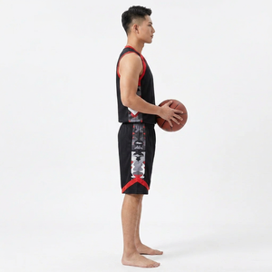 Uniformes de basket-ball professionnels unisexes sur mesure, 100% polyester, impression par transfert thermique, logo personnalisé, confortables et respirants - Product Image 5