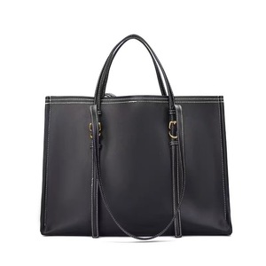 Sac fourre-tout <span class=keywords><strong>ZA</strong></span> surdimensionné pour femme, sac de travail en cuir PU souple, sac à main pour femme, prix de gros, sac hobo de créateur - Product Image 5