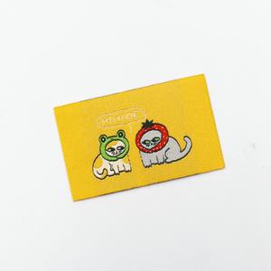 プライベート高密度ダマスク服織りラベルをカスタマイズするための20年の織り経験 - Product Image 1