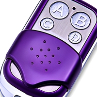 Control Remoto Universal de 4 Teclas, 315/433.92MHz, con Cubierta Deslizante Antipresión, Transmisor Inalámbrico para Puerta Automática y Persianas Enrollables