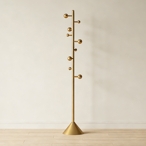 Perchero de pie moderno y sencillo de hierro con diseño de cactus, colgador de sombreros estable para dormitorio y mobiliario del hogar - Product Image 2