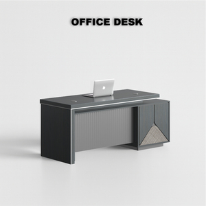 पेशेवर कार्यालयों के लिए स्वच्छ डिजाइन और विशाल वर्कटॉप के साथ आधुनिक कार्यालय डेस्क - Product Image 1