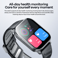 Montre connectée REMAX WATCH39 AMOLED avec moniteur de fréquence cardiaque et de sommeil, commande vocale IA, étanche 1 ATM, appels, suivi d'activité