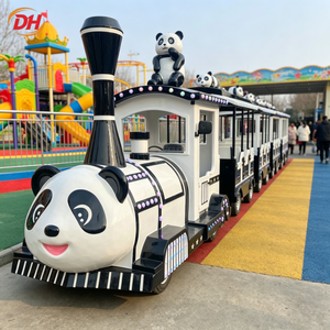 รถไฟเด็กยอดนิยม รุ่นเจ้าหญิง พร้อมไฟ LED เอฟเฟกต์ควัน รถไฟไฟฟ้าสำหรับขี่เล่นในห้างสรรพสินค้าและงานรื่นเริง - Product Image 5