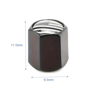 American Flag Valve <b>Cap</b> Aluminum Alloy 9.5mm Diameter For Sedans Tire Dust Cover - Product Image 1