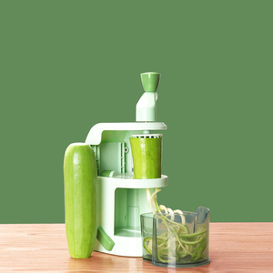 Nuovo arrivo Spiralizer Noodle <span class=keywords><strong>zucchine</strong></span> Spaghetti Maker affettatrice a spirale di verdure per insalata con lame staccabili - Product Image 4