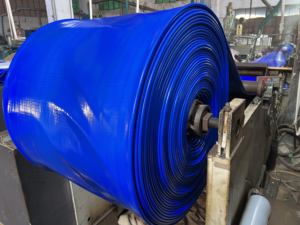 ПВХ шланг плоский для отвода воды, 10 дюймов, синий, для ирригации - Product Image 5