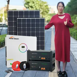 电力梦想太阳能系统制造商30Kw 50Kw 10Kw太阳能系统并网型太阳能系统